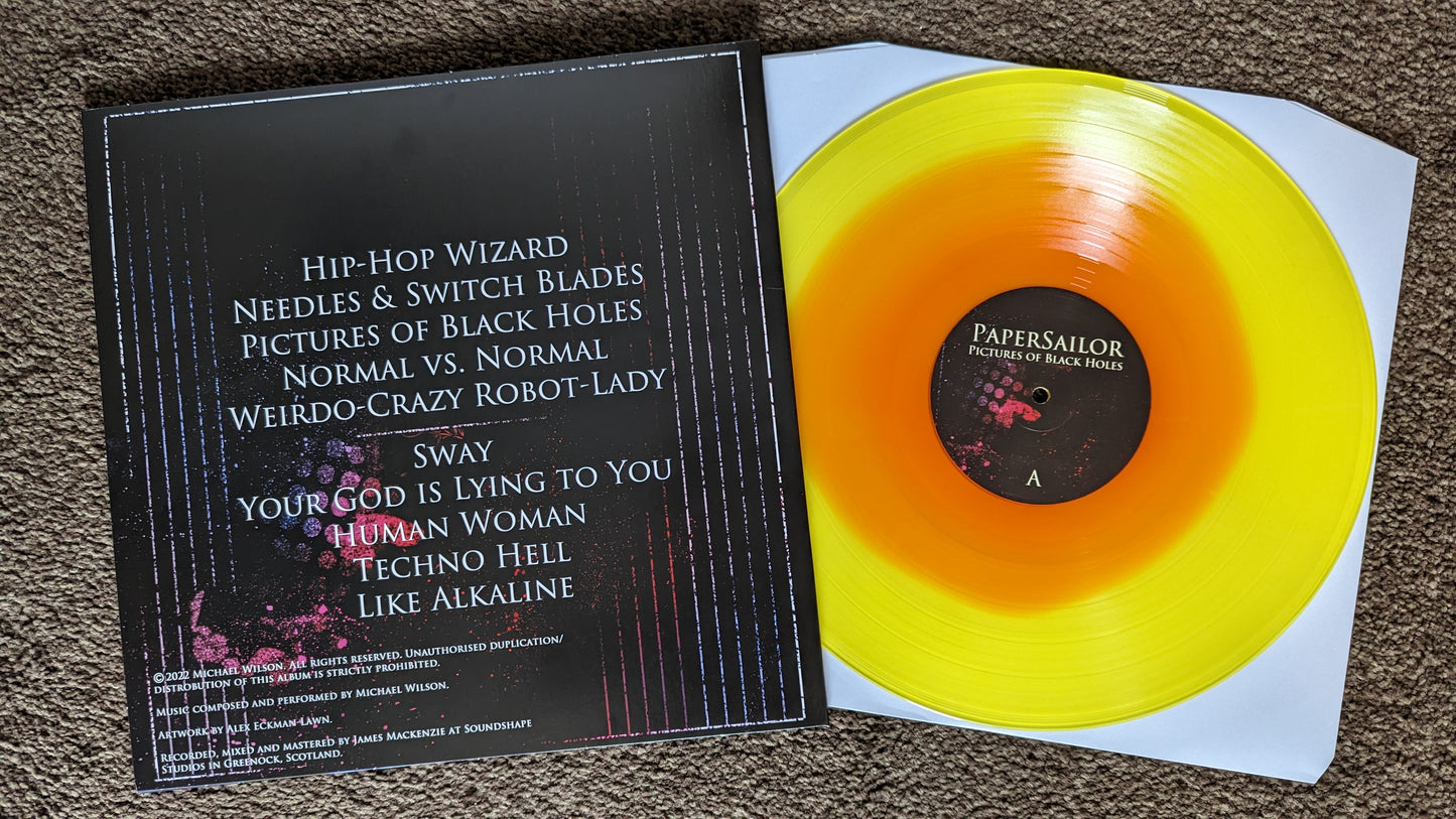 PaperSailor | Pictures of Black Holes Vinyl - LIMITED EDITION